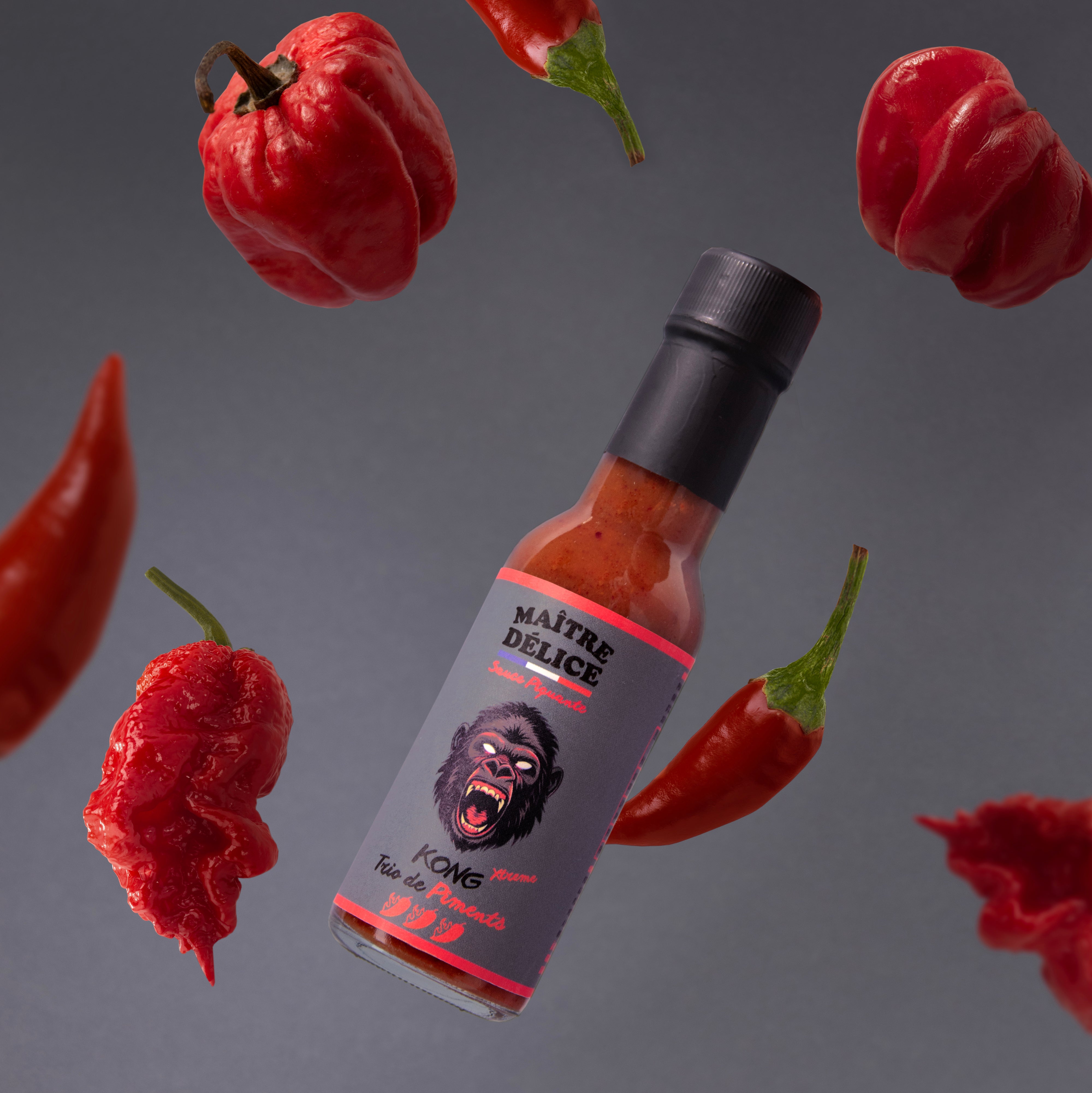 sauce piquante kon Xtreme à base de 3 piments